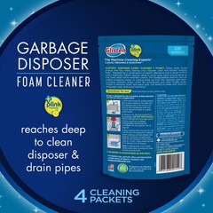 Glisten Garbage Disposal Cleaner and Odor Eliminator with Foaming Action Removes