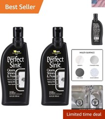 Perfect Sink Cleaner & Polish, 8.5oz 2-Pack – Restorative, Water-Repellent Shine