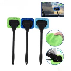 3Pc Car Cleaner Brush Kit Windshield Window Cleaning Wash Tool Inside Auto Glass