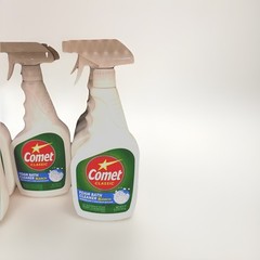 Comet Classic Foam Bath Cleaner Bleach Spray BathroomCleaning 24 fl oz pack of 3