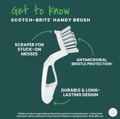 Scrubbing brush for Kitchen Bathroom , RV sinks , tubs , cars, tires, rims