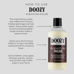 64 oz Furniture & Cabinet Polish for All Wood & Metal, Leather & Glass – Oak,…