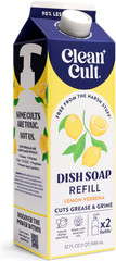Cleancult Dish Soap Liquid Refill (32Oz, 1 Pack) – Plant Based Cleaning Power –