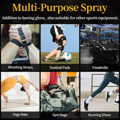 Boxing Glove Deodorizer Cleaner Spray（With Desiccant), Gym Equipment & Shoe Odor