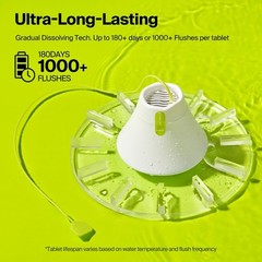 In-Tank Toilet Cleaner Bottle, Automatic Toilet Bowl Cleaners for Hard Water