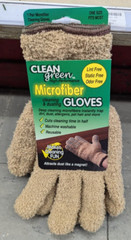 Master Caster CleanGreen Microfiber Cleaning and Dusting Gloves, Pair