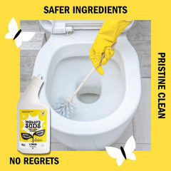 Toilet Bowl Cleaner (Non-Bleach) | 98% Plant-Based Gel Formula Freshens, Removes