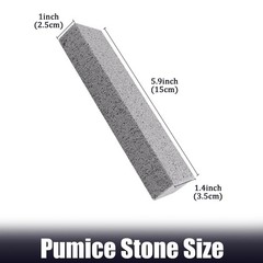 ZUFECY 6pc Pumice Stone for Home Cleaning Toilet Bowl Cleaning Sink and Tiles