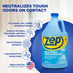 Zep Air & Fabric Odor Eliminator, Refresh Your Home, Office & Business, 128 oz