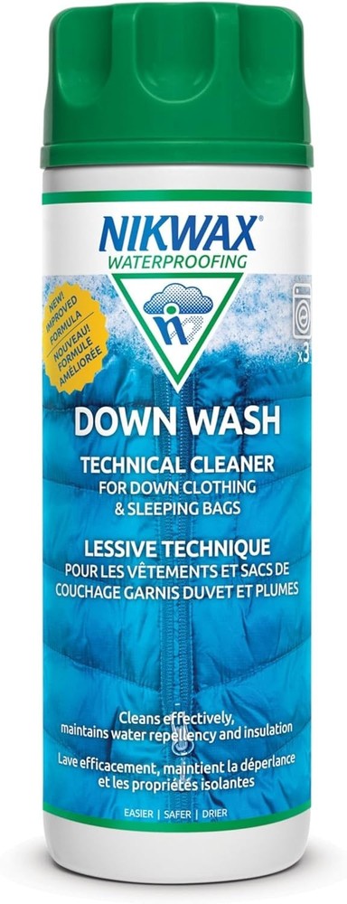 Down Wash Specialty Cleaner for Down Filled Jackets Gear and Bedding Water Based