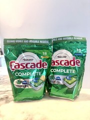 Cascade Complete Dishwasher Pods 2-Pack 18 Ct ActionPacs Lemon & Fresh