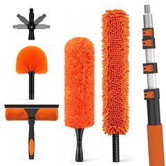20FT High Reach Duster Cleaning Kit with Extension Pole, High Ceiling Fan Cle…