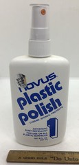 NOVUS POLISH 1 PLASTIC CLEANER SHINE 8OZ BOTTLE 3/4 Full