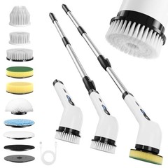 Electric Spin Scrubber, Ultimate Household Cleaning Brush with 90Min MODE 1
