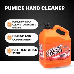 25219 Pumice Lotion, Heavy Duty Hand Cleaner, Natural Citrus Scent, Waterless…
