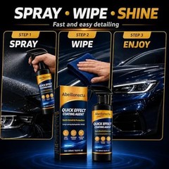 500ML Car Coating Spray(16.9FL OZ), 2 Pcs Quick Coating Agent for Car Paint P…