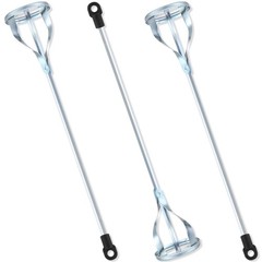 3 PCS Paint Mixer Stirrer For Drill Cement Mortar Mud Paddle Fits 5 Gallon