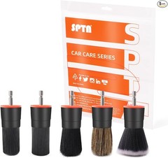 Drill Brush Attachment, 5 Pcs Mixed Hair Brush Head Set, Auto Detail Set, Replac