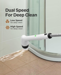 Electric Spin Scrubber, New Full-Body IPX7 Waterproof Bathroom Cleaner Brush, Sh