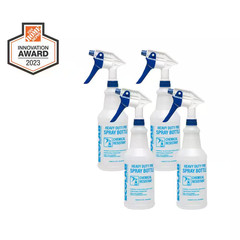 32 Oz. Heavy Duty Pro All Purpose Spray Bottle, Refillable Bottle with Adjustabl