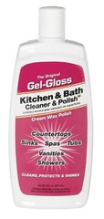 Gel-Gloss GG-1 Milky White Cleaner and Polish Liquid 16 oz.