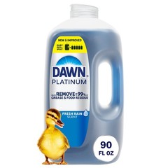 Dawn Platinum Dishwashing Liquid Dish Soap, Refreshing Rain 90 fl. oz.
