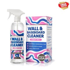 812 Wall Cleaner Spray – Safely Cleans Painted Walls, Baseboards, Kitchen Cab…