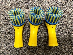 Lot of 3 NEW Windex Sonic Scrubber Large Brush Head Replacement