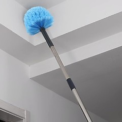 Bristled Head Stainless Steel Ceiling Broom Perfect for Deep Cleaning Tasks
