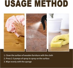 1-3 Sets Natural Beeswax Spray Furniture Polish, Wood Cleaner, Wood Floor Polish