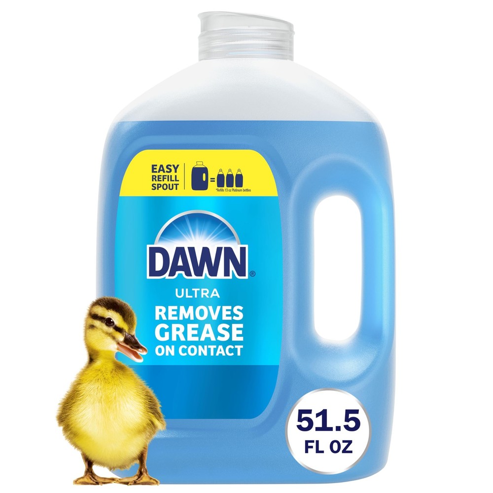Ultra Original Dish Soap Refill Jug Large Size Original Blue Liquid Dishwashing
