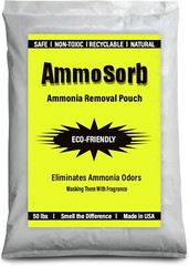 AMMOSORB Eco Ammonia Smell Eliminator Deodorizing Granules: 50 lb.