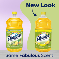 Multi-Purpose Cleaner, 2X Concentrated Formula, Floor Cleaner, Pineapple Scent,