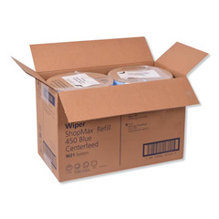 9.9 In. X 13.1 In. Blue Advanced Shopmax Wiper 450 Center Feed Refill Cleaning W