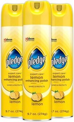 Enhancing Polish, Furniture & Wood Spray, Lemon Scent, 9.7Oz (Pack of 3)…