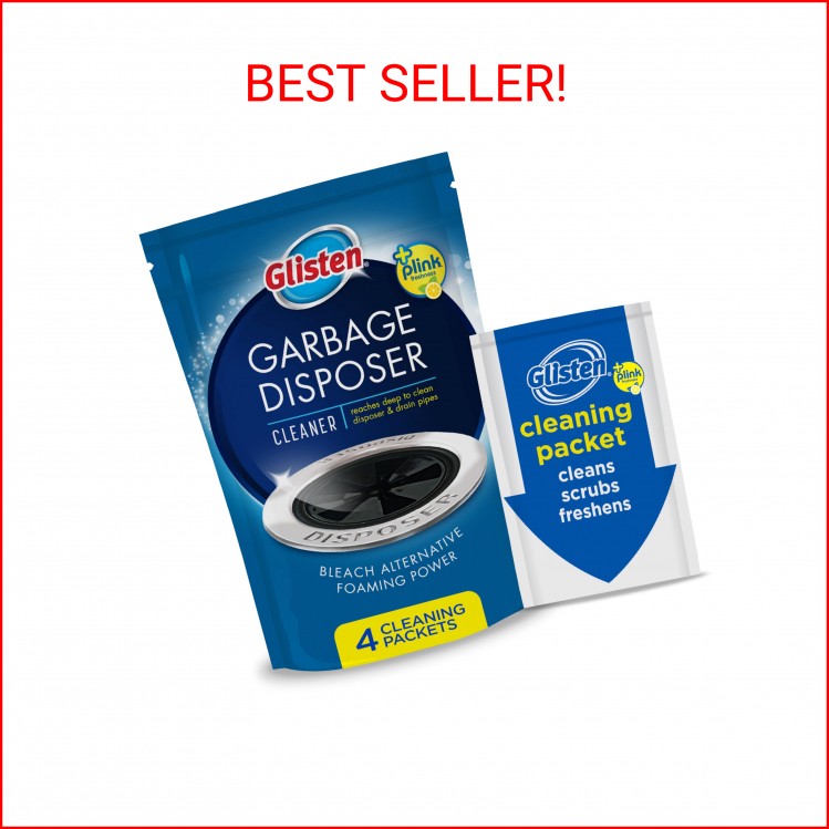 Glisten Garbage Disposer Cleaner and Freshener Sink Disposal Odor Eliminator 4pk