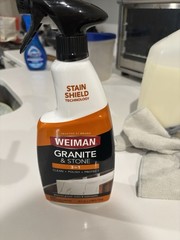 Weiman Granite Stone 3-in-1 Clean Shine Protect Countertop Polish 24 oz w/Free..