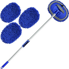 Kit Cepillo Lavado Auto 62in Microfibra Chenille Sin Rayones Coche RV Barco