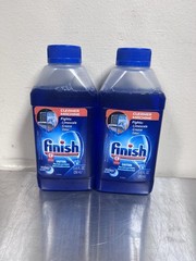 Lot of 2! Finish Fight Grease and Limescale Dishwasher Cleaner 8.45 fl oz
