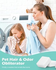 Washing Machine Cleaning Tablets Ultra 40% Stronger for Pet Owners 24 Pack
