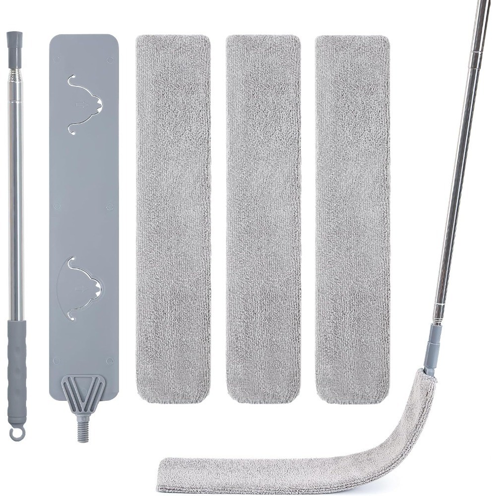 Skinny Duster with Extension Pole for Under Furniture, Under Appliance Cleaning
