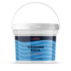 Washing Soda Sodium Carbonate Soda Ash 1 Gallon Bucket Laundry Additive for Pool