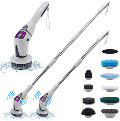 10 in 1 Electric Spin Scrubber, Bathroom Electric Cleaning Brush 10 Replacement