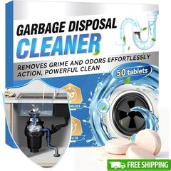 Deep Cleaning Garbage Disposal Cleaner Tablets Foaming Deodorizer Fresh Kitchen