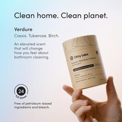 Dirty Labs Toilet Bowl Cleaner Powder 24 Doses Bio Enzyme Septic Safe