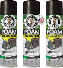 3 Pack Foam Blaster AC Coil Cleaner – Heavy-Duty Formula for Evaporators
