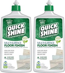 Quick Shine Multi-Surface Floor Finish, Easy To Use, Cleaner & Polish, 27 fl oz