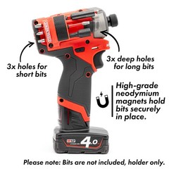 Magnetic Bit Holder for M12 Impact Driver and Drill – Tool Accessory