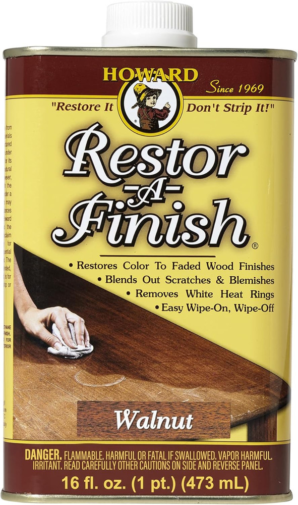 Wood Finish Restorative Oil Walnut 16 oz Penetrating Scratch Repair Blemish