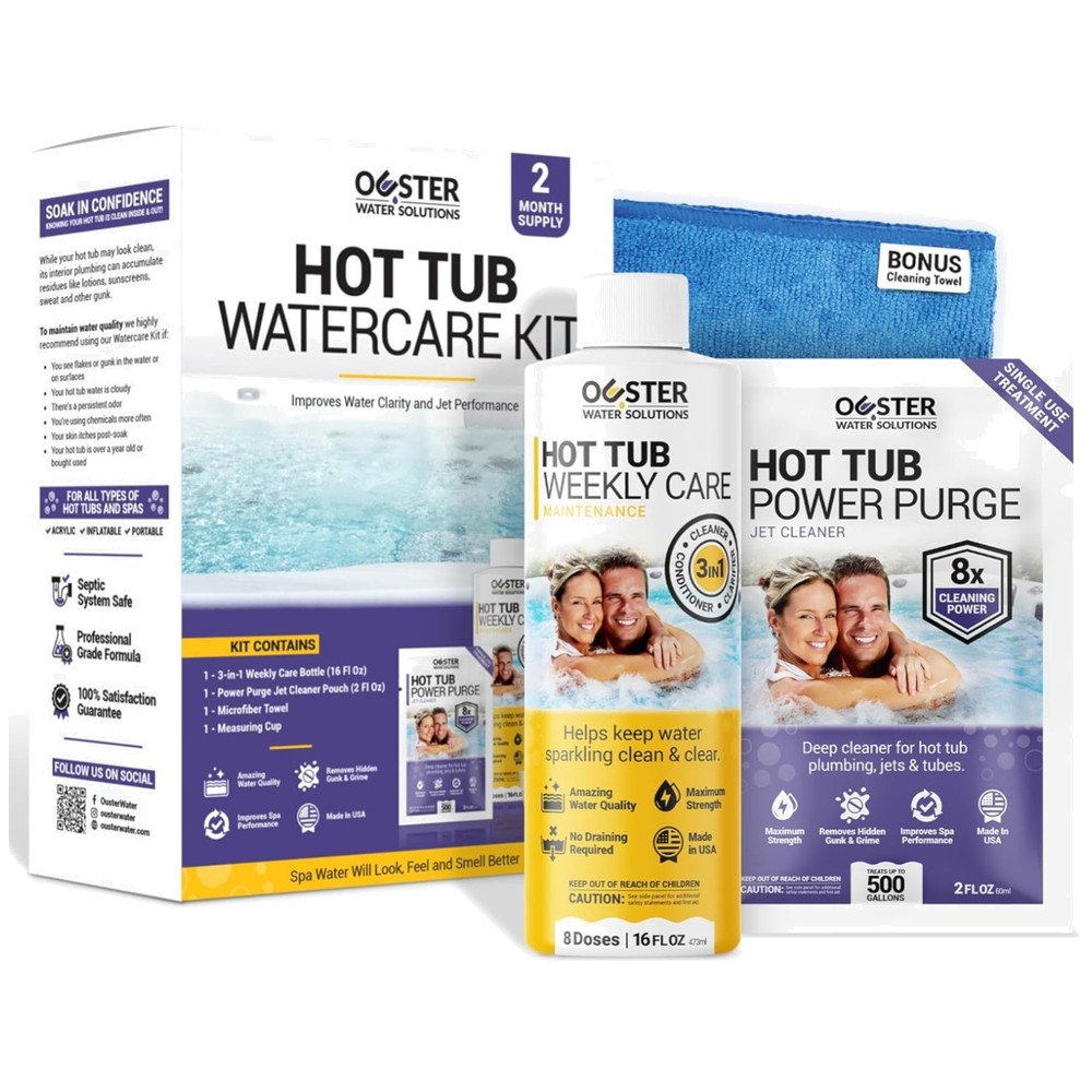 Hot Tub Cleaner Set – USA Made Quality Ingredients